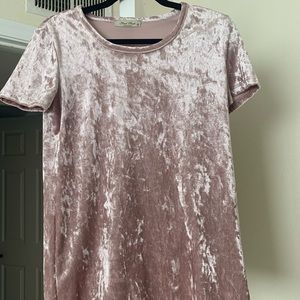 Crushed velvet shirt